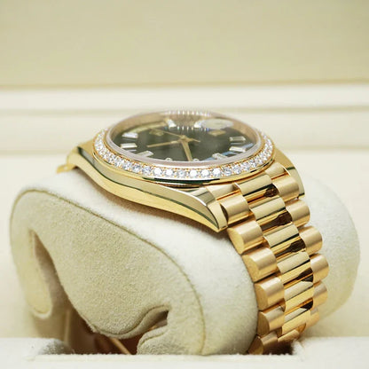 Day-Date 40mm Presidential 228348RBR Diamond Bezel Baguette Onyx Dial