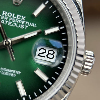 Datejust 41 126334 Stainless Steel Green Ombre Dial Jubilee (2026)