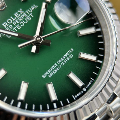 Datejust 41 126334 Stainless Steel Green Ombre Dial Jubilee (2026)