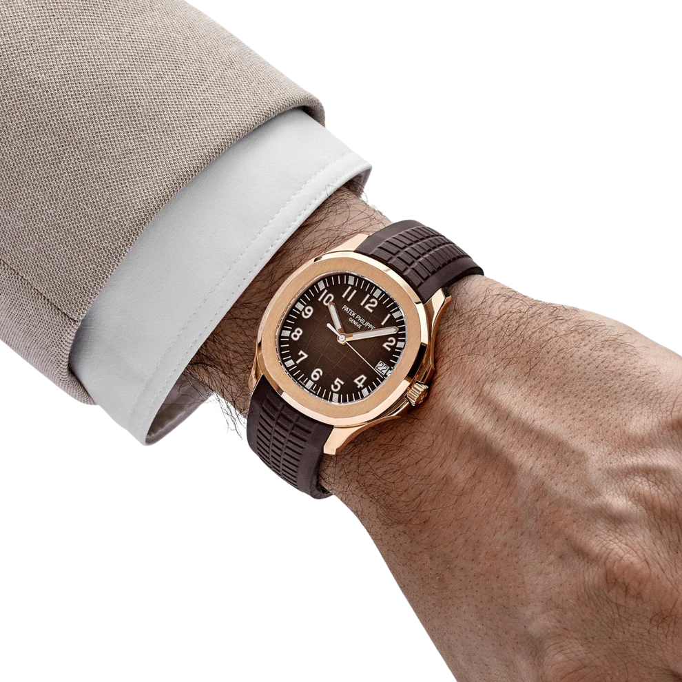 Aquanaut 5167R-001 Rose Gold Brown Dial