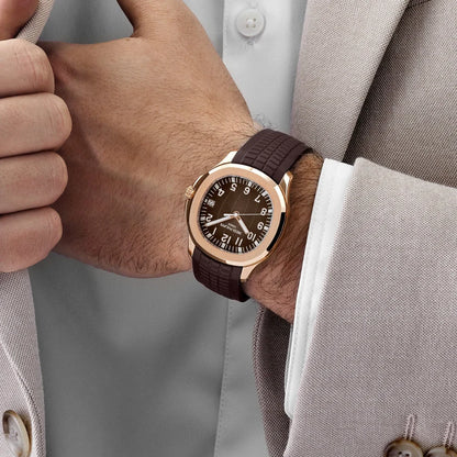 Aquanaut 5167R-001 Rose Gold Brown Dial