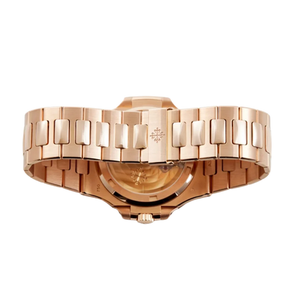 Nautilus Joaillerie 40mm 5723/1R-010 Rose Gold Brown Dial Diamond Bezel