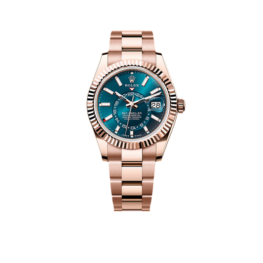 Sky-Dweller 42mm 18k Everose Gold Mens Watch 336935-0005
