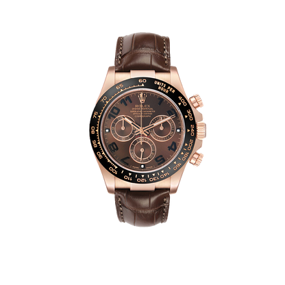 Rolex Daytona 40mm Rose Gold Chocolate Dial Mens Watch 116515