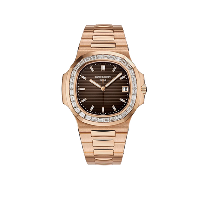 Patek Philippe Nautilus Rose Gold Diamond Bezel 5723/1R-010