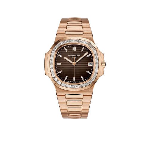 Patek Philippe Nautilus Rose Gold Diamond Bezel 5723/1R-010