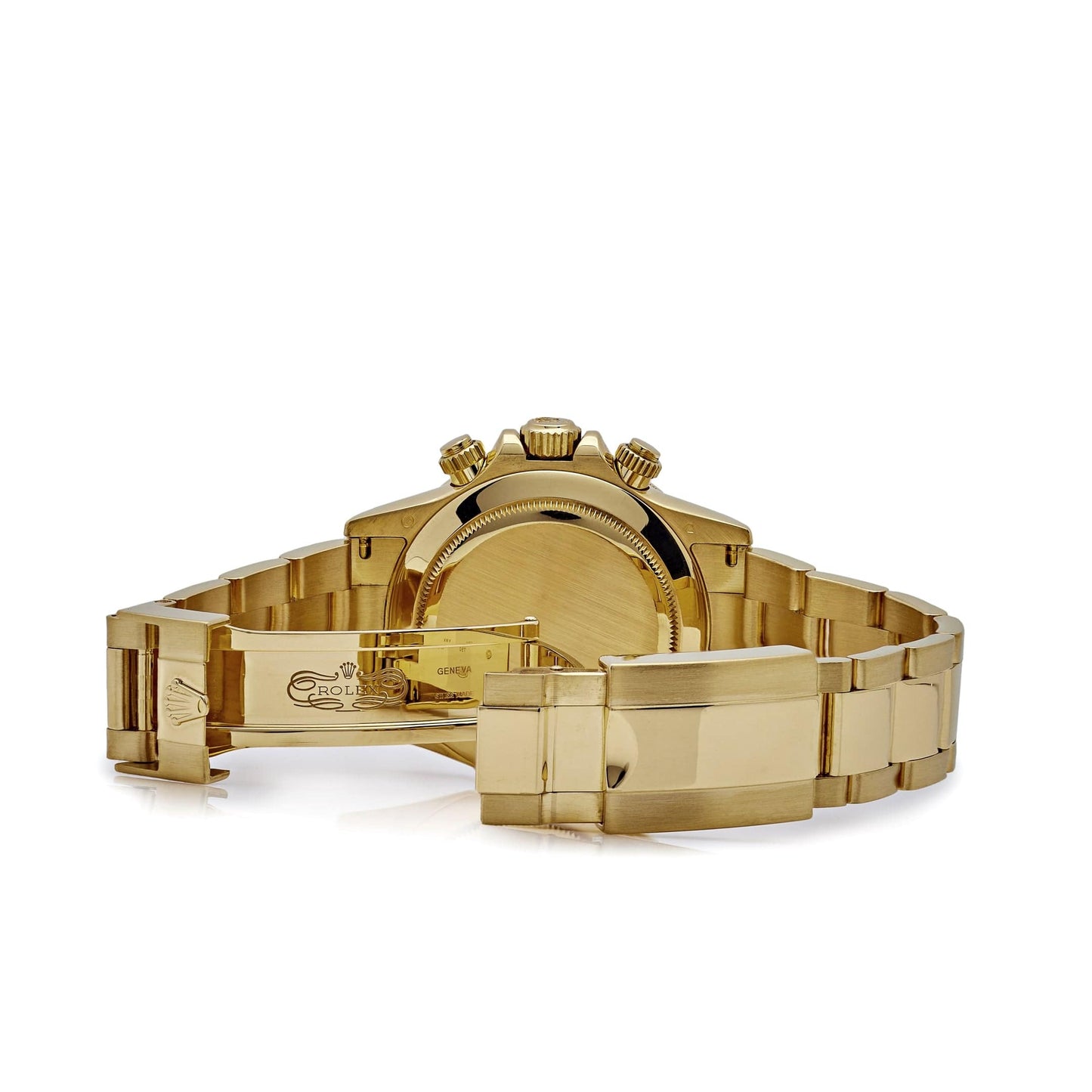Daytona 116578SACO Yellow Gold Sapphire Bezel Mother Of Pearl Dial