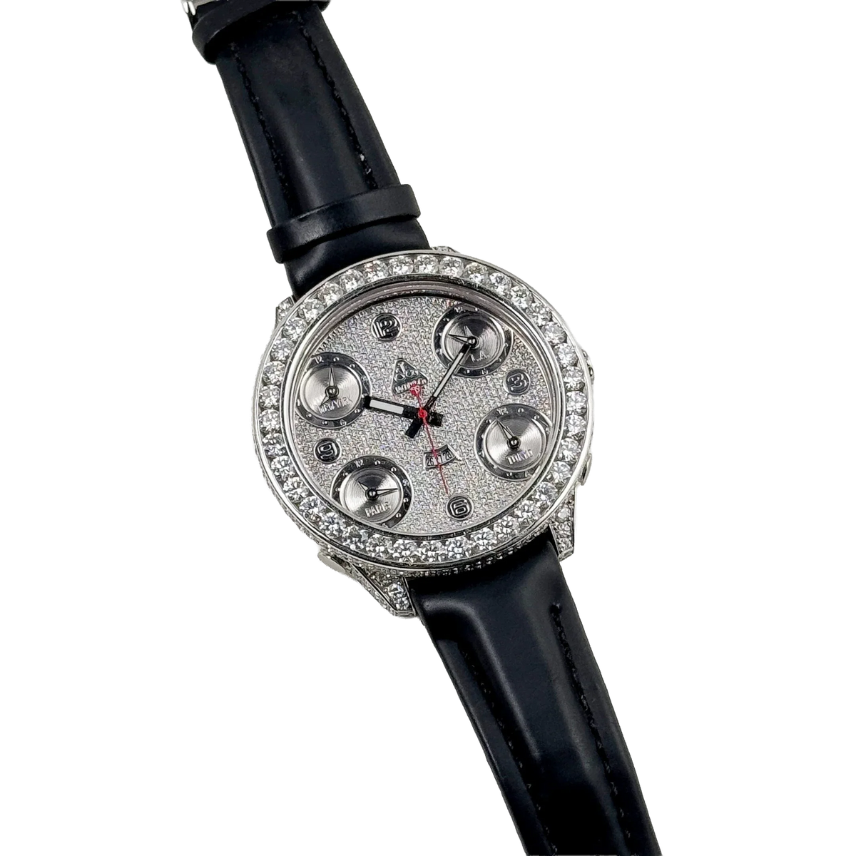 Five Time Zone Steel Diamond 40mm JCM-30