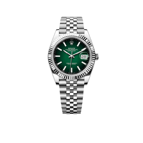 Datejust 41 126334 Stainless Steel Green Ombre Dial Jubilee (2026)