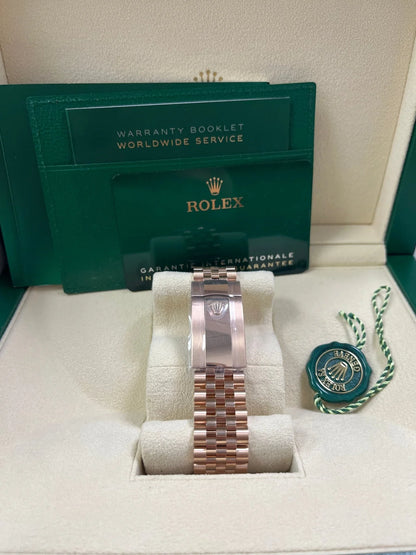 Rolex Sky-Dweller 42mm Blue Dial Rose Gold Jubilee Bracelet 336935