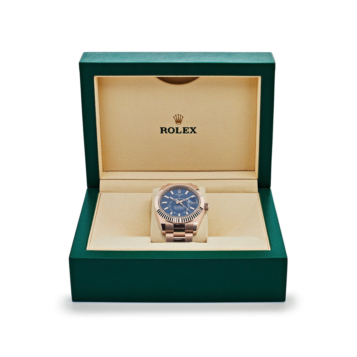 Sky-Dweller 42mm 18k Everose Gold Mens Watch 336935-0005