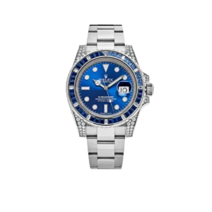 Rolex Submariner Date 40mm 116659SABR White Gold Blue Dial Sapphire Diamond Bezel